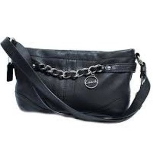 Coach F19723 2WAY Shoulder Leather Bag East West